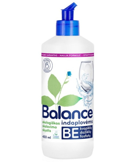 Ökoloogiline nõudepesumasina loputusvahend BALANCE, 450 ml