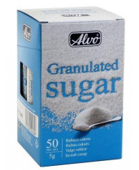 Suhkur ALVO, 5 g pakendid, 50 tk