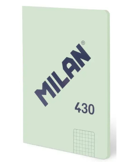 Ruudustikuga märkmik MILAN, A5, 48 lehte, roheline