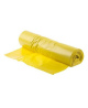 Prügikotid, 30 liitrit, rullis 50 tk, paksus 8 µm, HDPE, kollased