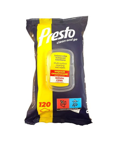 Niisked salvrätikud PESTO Maxi Pack, 120 tk