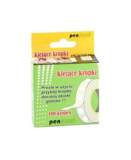 Liimitäpid rullis PENWORD, 100 tk