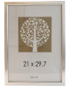 Pildiraam, puidust, 21x30 cm (A4), hõbedane