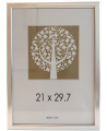 Pildiraam, puidust, 21x30 cm (A4), hõbedane