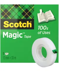 Matt kleeplint SCOTCH MAGIC INVISIBLE, 12 mm x 33 m