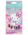 Läikega markerid HELLO KITTY Pastel, 6 pastelset värvi