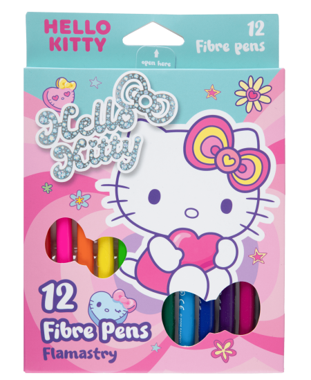 Viltpliiatsid HELLO KITTY Pastel, 12 tk
