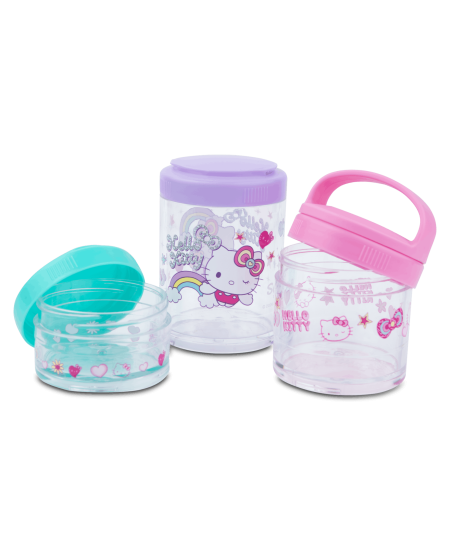 Ümar suupistekarp HELLO KITTY Pastel, 3 osaline