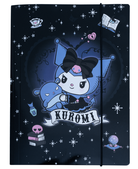Kummiga kaust KUROMI, papist, A4