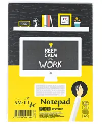 Bloknotas SM-LT, A5, 50 lapų, langeliais, plėšomas