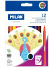 Viltpliiatsid MILAN, 12 värvi