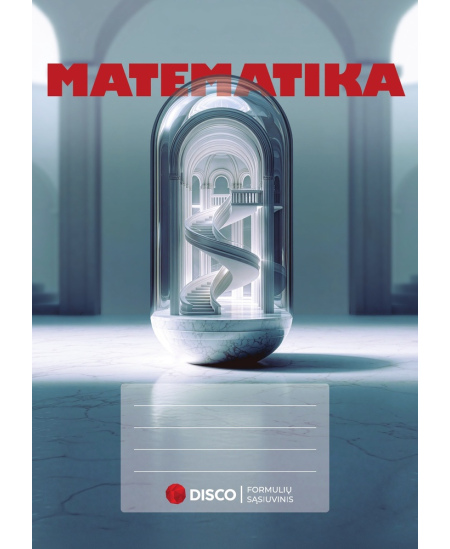 Valemite vihik ruuduline DISCO, 9.-12. kl, matemaatika, 50 lehte, 70 gms