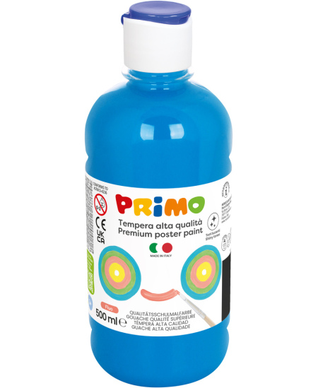 Premium guaššvärv PRIMO, fluorestseeruv türkiis, 500 ml