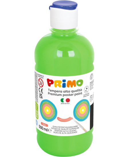 Premium guaššvärv PRIMO, fluorestseeruv roheline, 500 ml