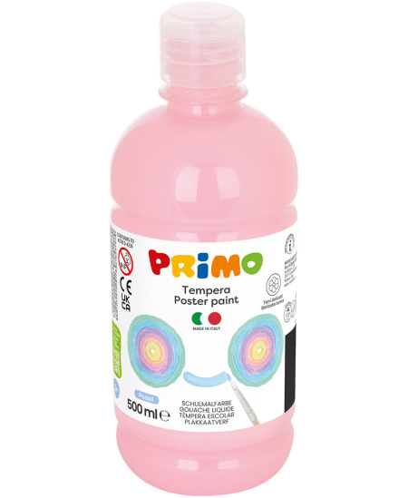 Guaššvärv PRIMO, pastelne roosa, 500 ml