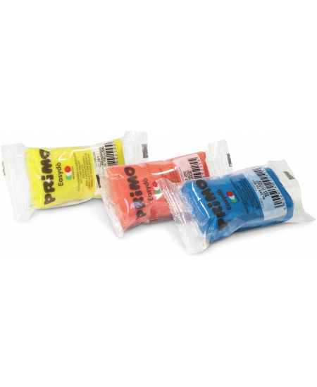 Modelleerimispasta lasterühmadele PRIMO, 10 värvi, 40 tk à 60 g