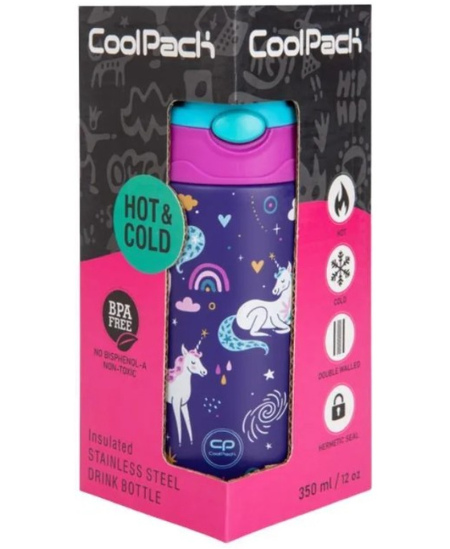 Termospudel COOLPACK Bono Mrs Unicorn, 350 ml