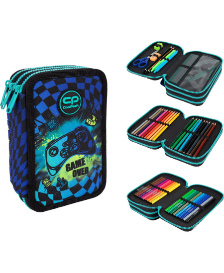 Pinal COOLPACK Gamer Chess, kolme sektsiooniga, täidetud
