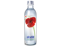 Mineralinis vanduo AKVILĖ, 330 ml, stikle, lengvai gazuotas