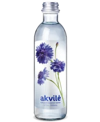 Mineralinis vanduo AKVILĖ, 330 ml, stikle, negazuotas