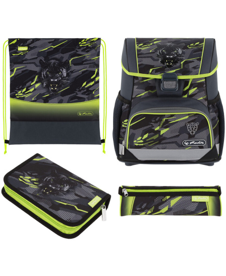 Seljakott koos lisadega HERLITZ Loop Plus Wild Panther