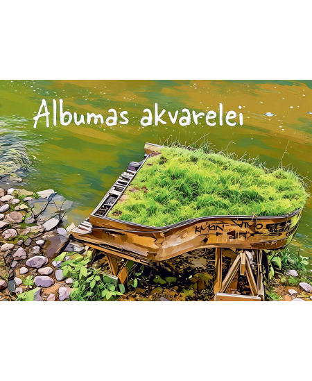 Akvarellialbum LIETUVA, A4, 200 gsm, 20 lehte