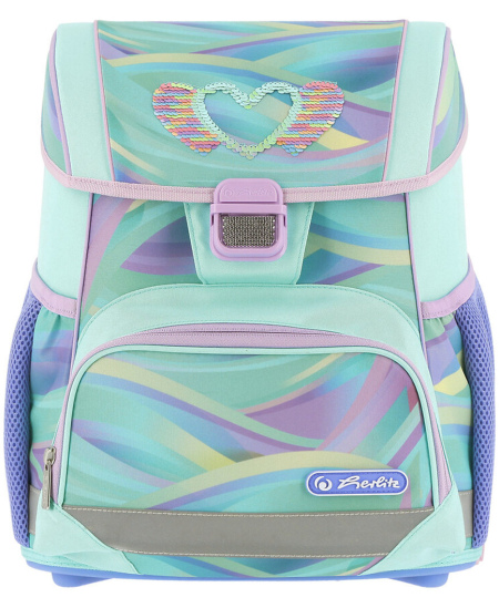 Seljakott lisatarvikutega HERLITZ Loop Plus Minty Love