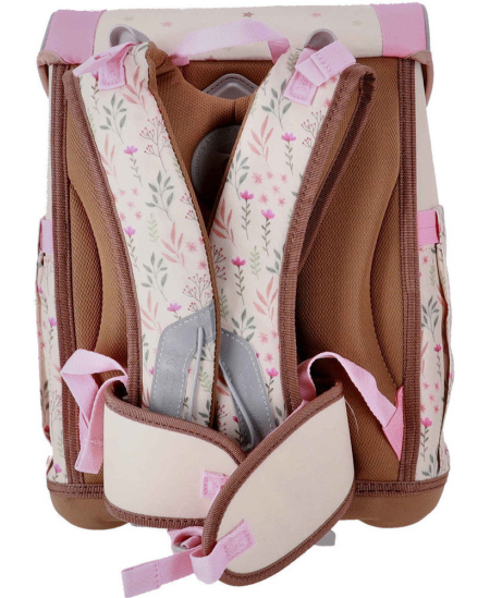 Seljakott lisatarvikutega ABC123 Ergo Flexi Owl, 4-osaline