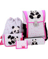 Seljakott lisatarvikutega ABC123 Ergo Flexi Panda, 4-osaline