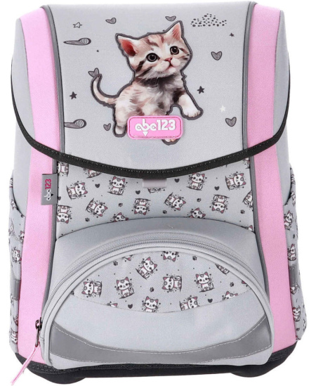 Seljakott lisatarvikutega ABC123 Ergo Premium Cat, 4-osaline