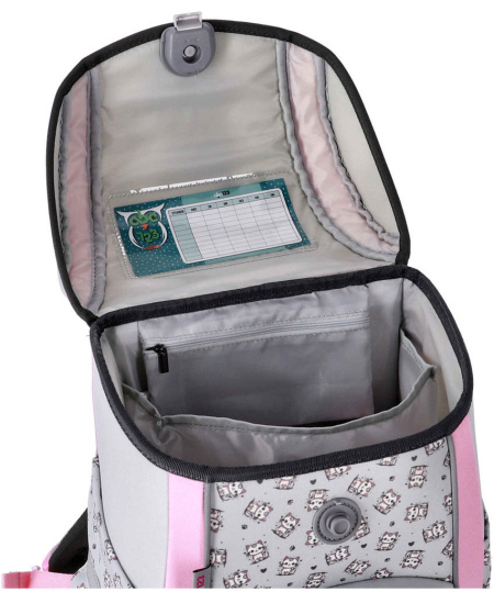 Seljakott lisatarvikutega ABC123 Ergo Premium Cat, 4-osaline