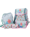Seljakott lisatarvikutega ABC123 Ergo Premium Mermaid, 4-osaline