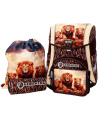 Seljakott lisatarvikutega ABC123 Ergo Premium Lion, 4-osaline