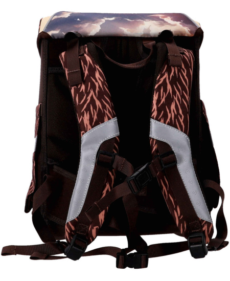 Seljakott lisatarvikutega ABC123 Ergo Premium Lion, 4-osaline