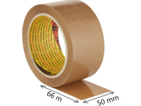 Pakenditeip SCOTCH 309, 50 mm x 66 m, pruun