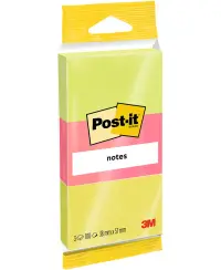 Lipnūs lapeliai Post-it®, 38x51 mm, 300 lapelių, geltoni