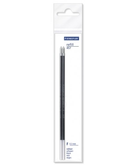 Südamikud STAEDTLER, 0,3 mm, must, 2 tk.