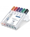 Markerite komplekt valgele tahvlile STAEDTLER Lumocolor 351, 6 värvi