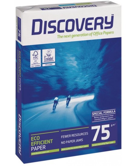 DISCOVERY paber, 75 g/m2, A4, 500 lehte