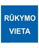 Gaisrinės saugos ženklas \"Rūkymo vieta\"