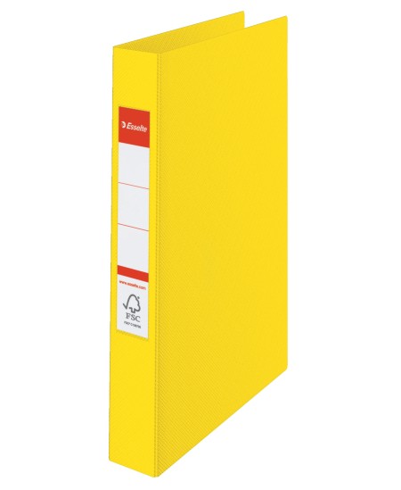 Rõngasköitja ESSELTE, 2 rõngast, A4, 35 mm, kollane