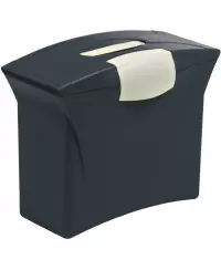 Kartotekinių vokų dėžė su dangčiu ESSELTE Intego, juoda