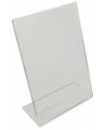Infohoidik, L-kujuline, A5, läbipaistev
