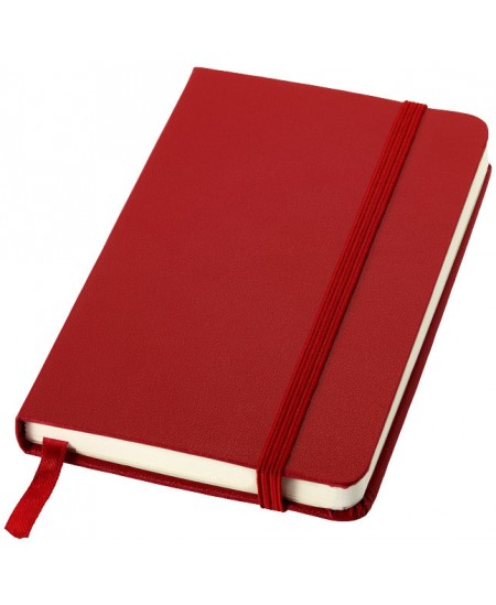 Užrašų knygelė JOURNAL BOOKS su gumele, A6, linija, raudona